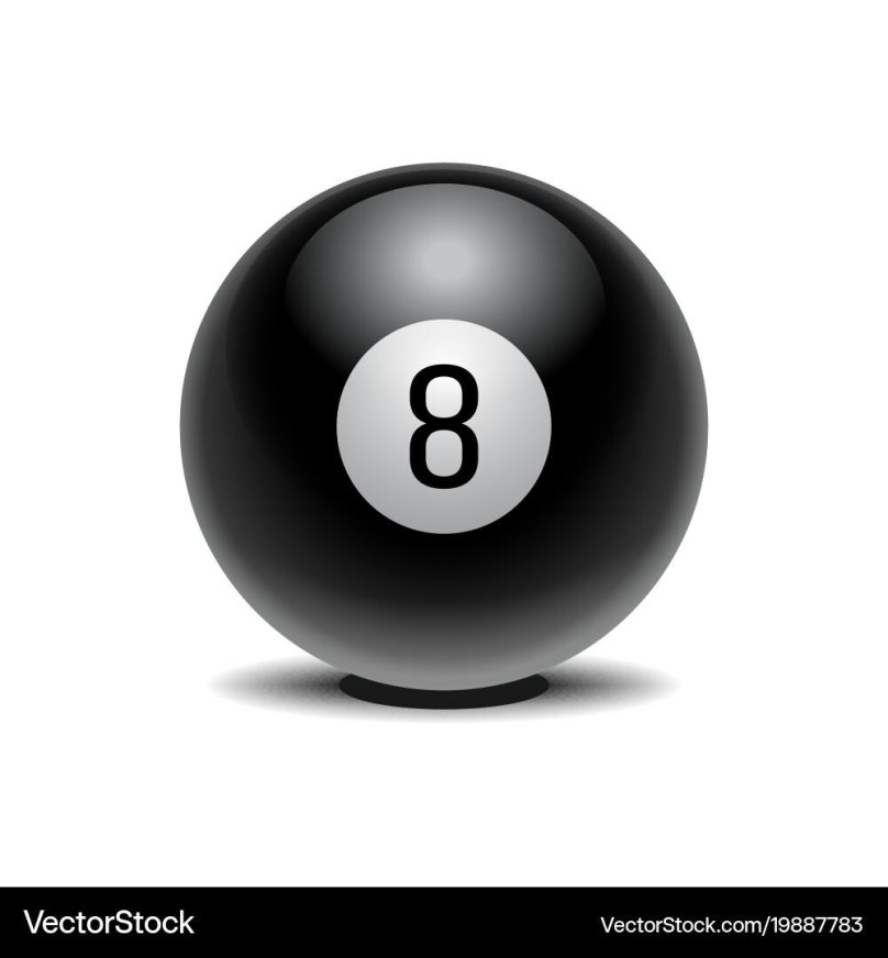Бильярдный мяч вектор