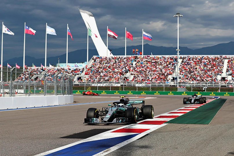 Формула 1 Сочи Мерседес