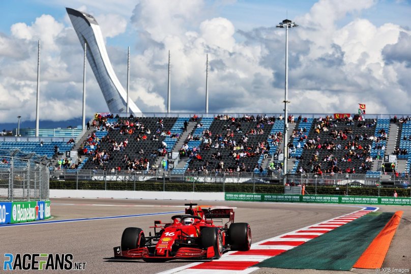 Ландо Норрис Гран при России 2021