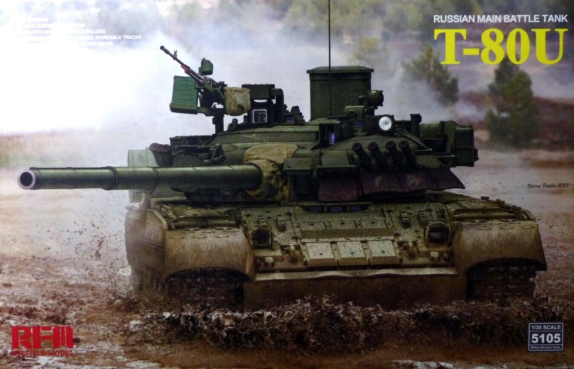 Ryefield 5105 1/35 российский основной боевой танк т-80у