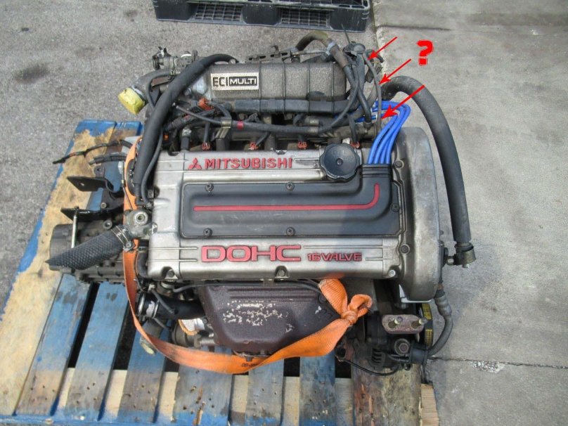 Двигатель Mitsubishi 4 g 61