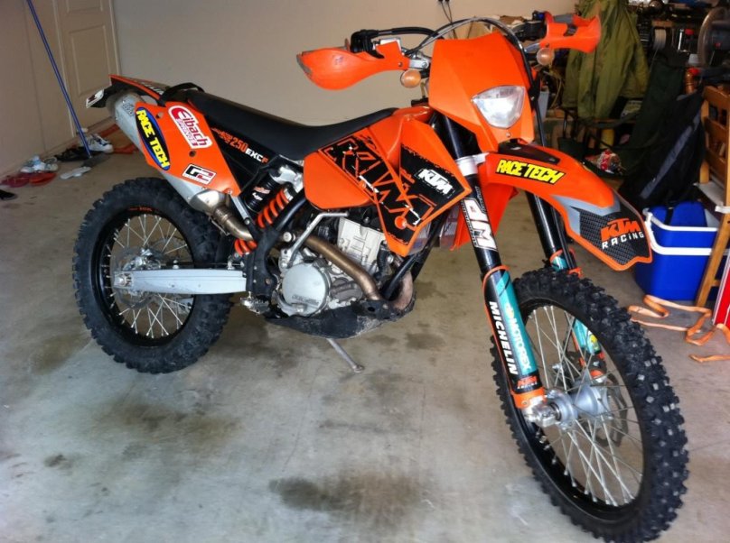 КТМ ехс 250 f 2007