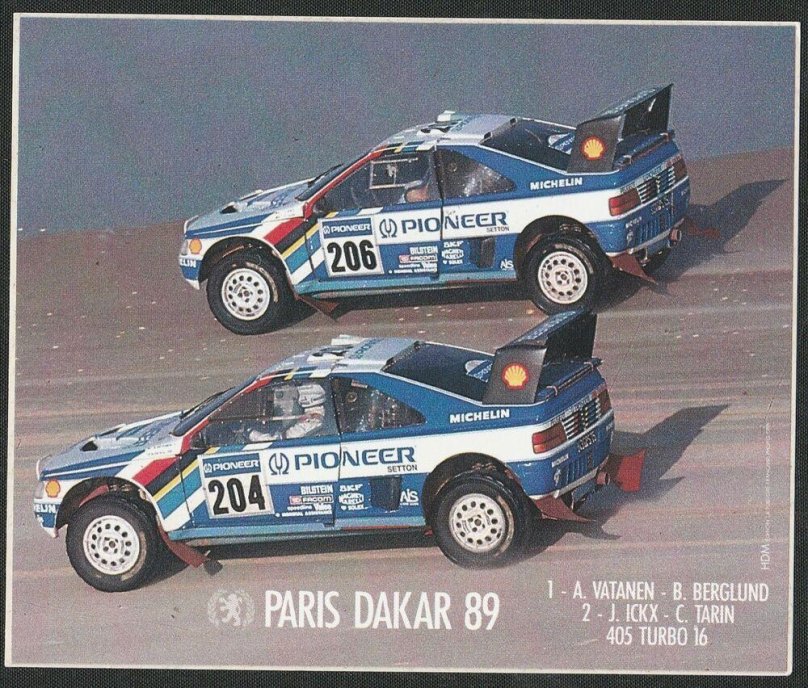 Peugeot 405 t16 Dakar