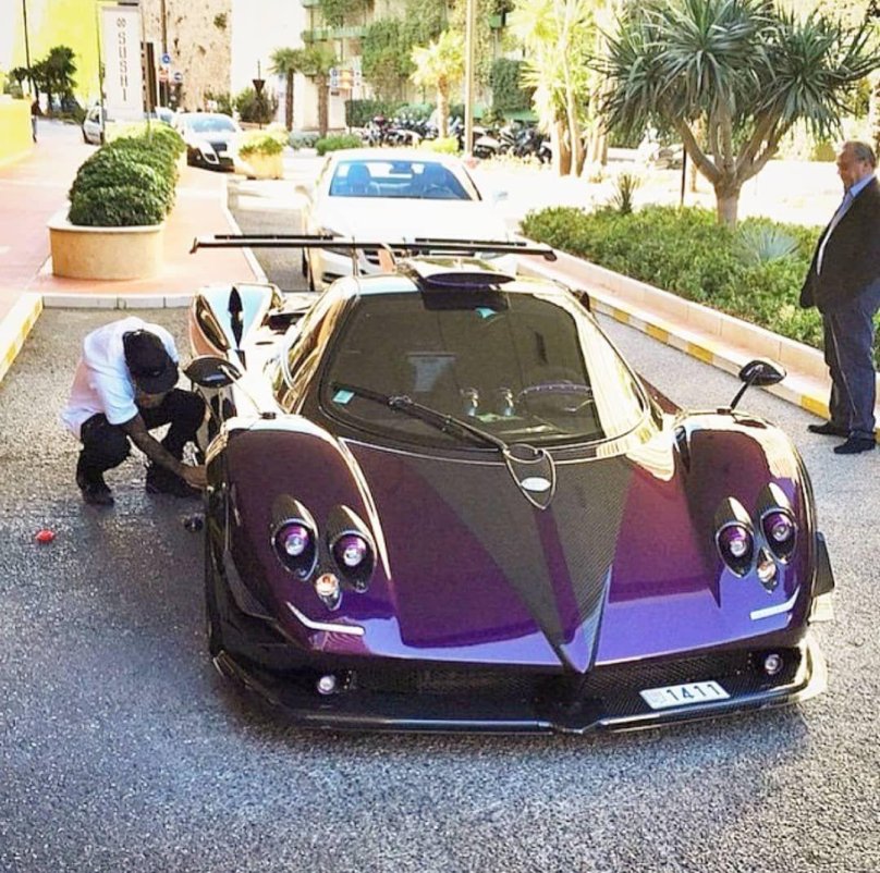 Pagani Zonda 760lh crash