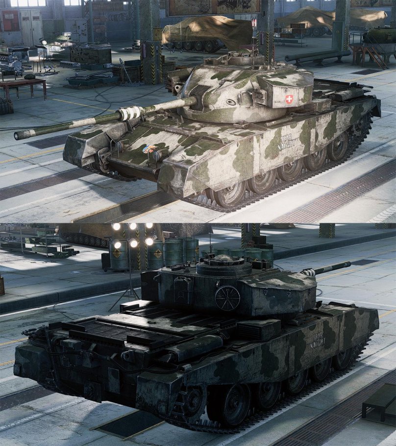 Танк fv4202 в World of Tanks