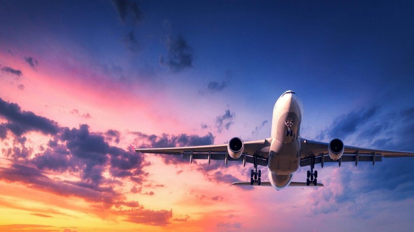 Боинг 747 взлет