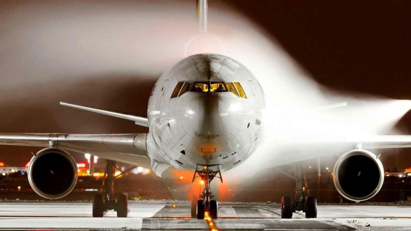 Боинг 747 взлет