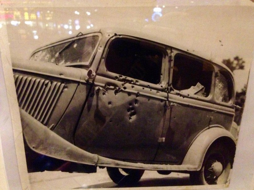 Форд Бонни и Клайда в музее