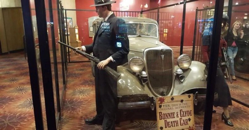 Бонни и Клайд автомобиль в музее