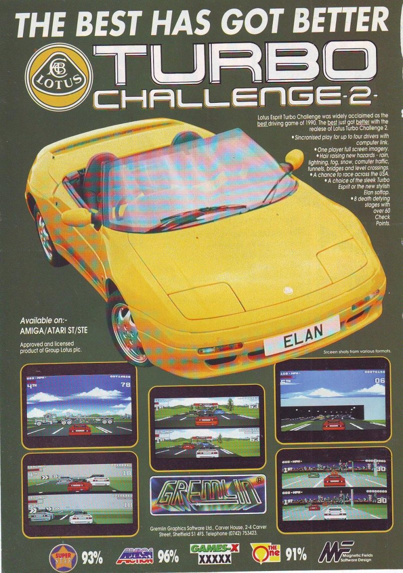 Lotus Esprit Turbo Challenge