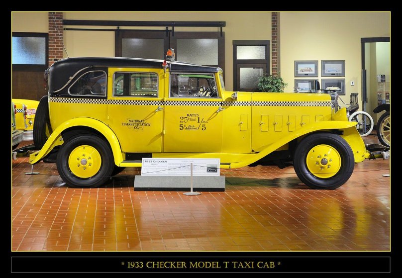 Checker Taxi Cab