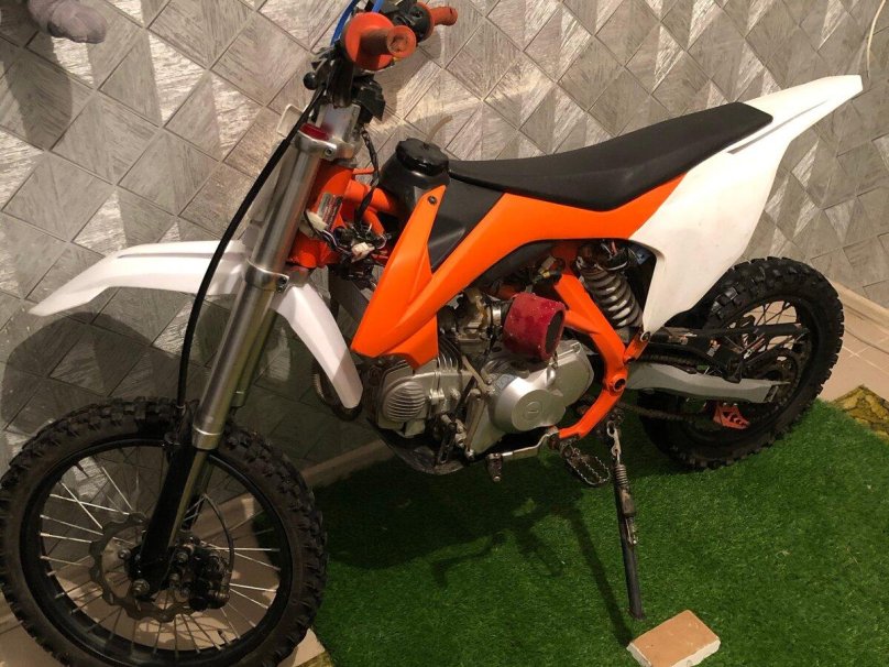 Питбайк оранжевый