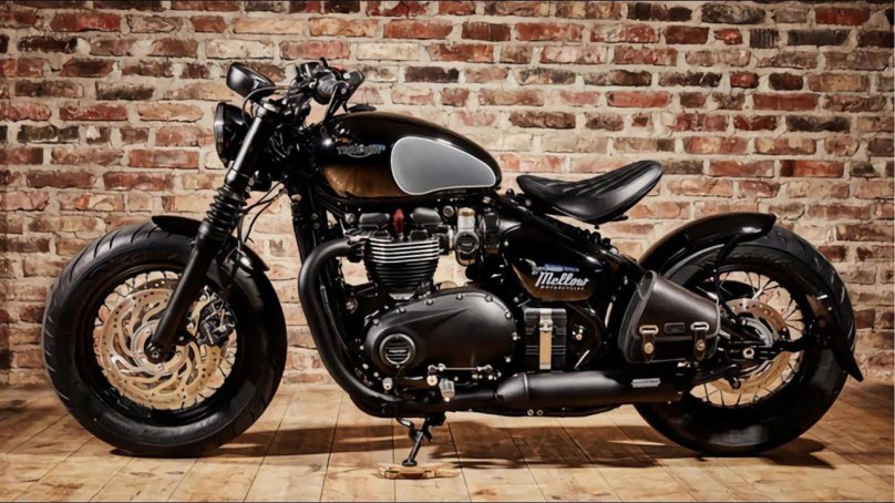 Triumph Bonneville Bobber Black