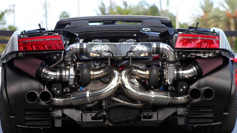 Твин турбо мотор