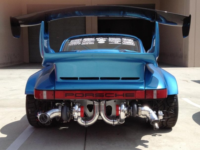 Выхлоп Порше 911