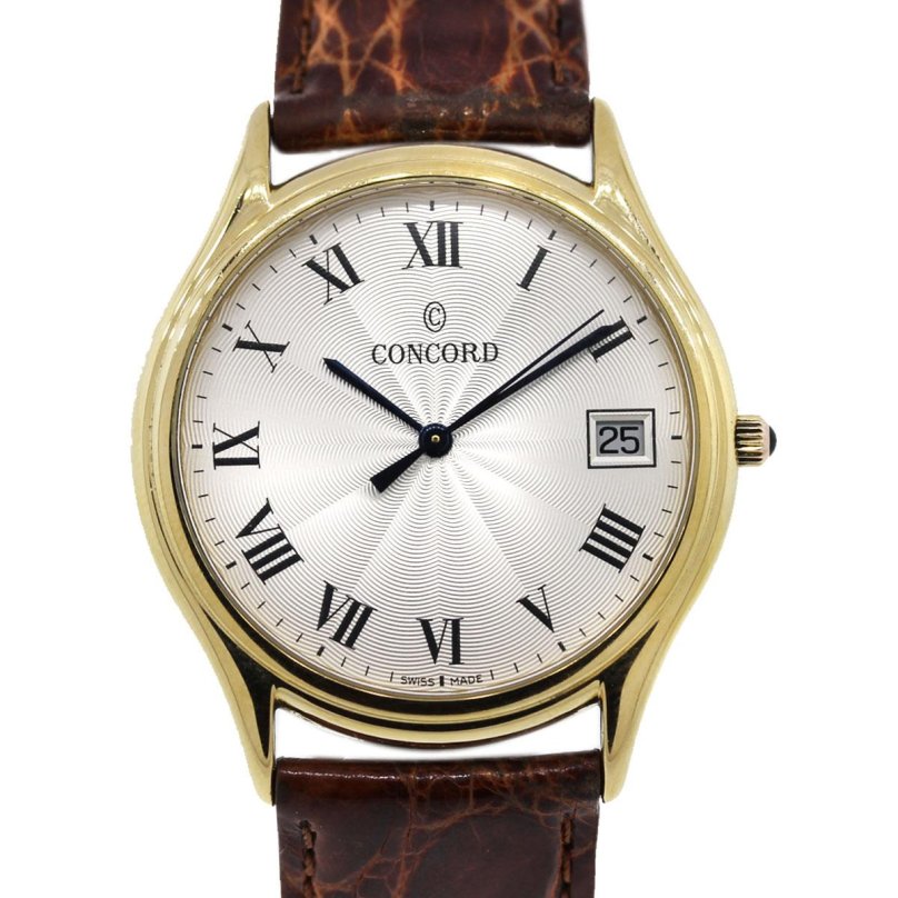 Конкорд золотые часы