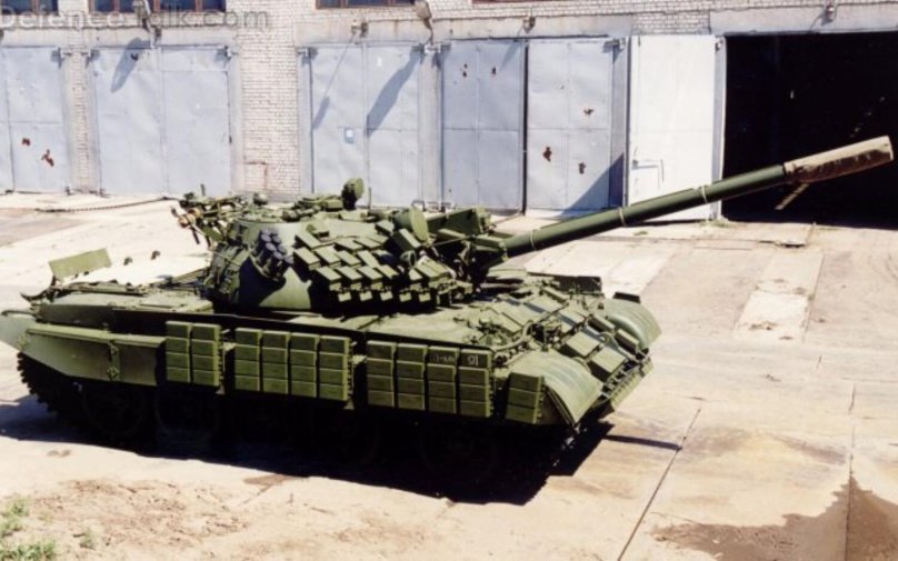 Т-55 С динамической защитой