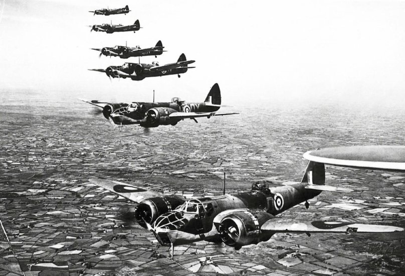 Бомбардировщик Bristol Blenheim
