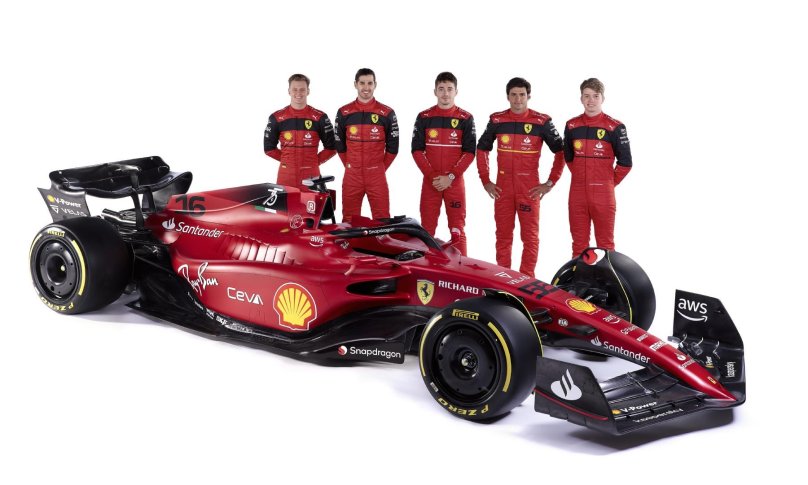 Болид ф1 Феррари 2022