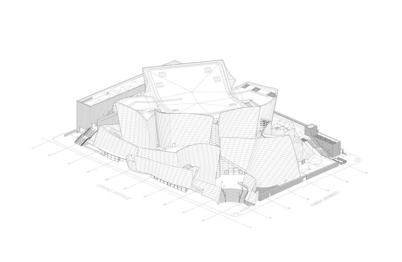 Фрэнк Гери концертный зал Уолта Диснея