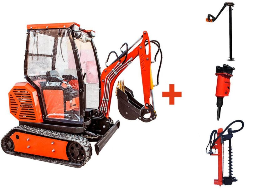 Мини экскаватор ms2000