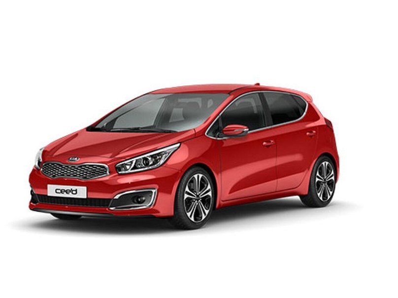 Kia Ceed 2 красный
