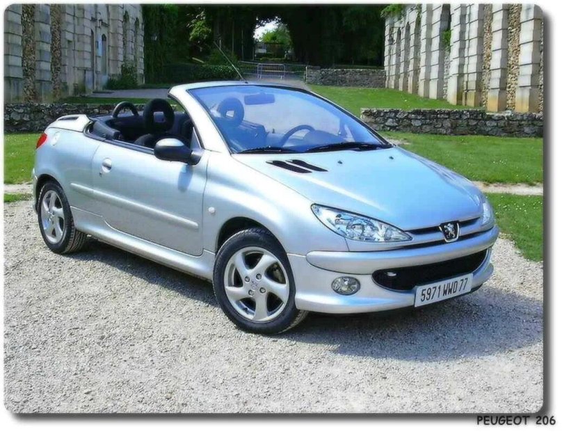 Пежо 206 кабриолет