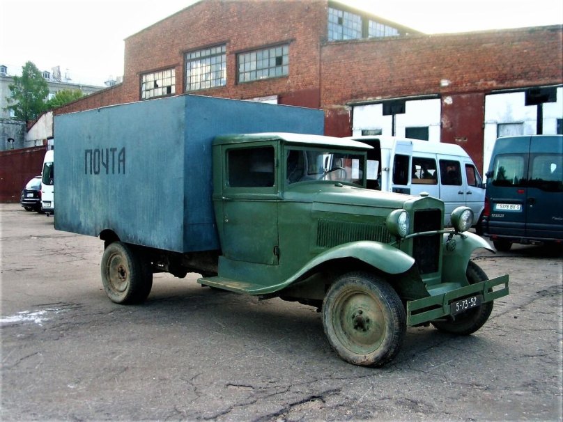 Грузовая полуторка фургон ГАЗ -АА 1966