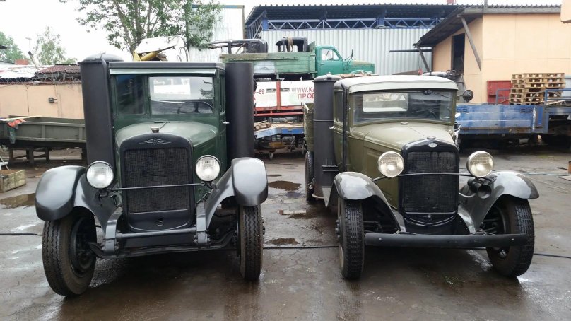 ЗИС 5 И ГАЗ АА