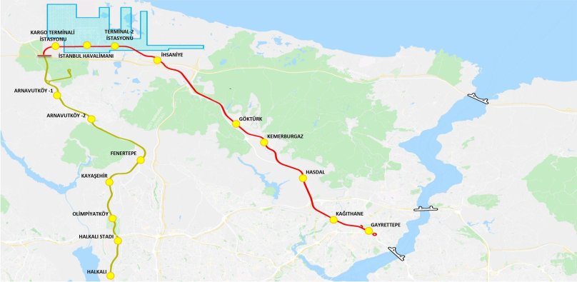 Istanbul Havalimani Metro Hatti