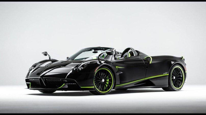 Pagani Huayra зелёная