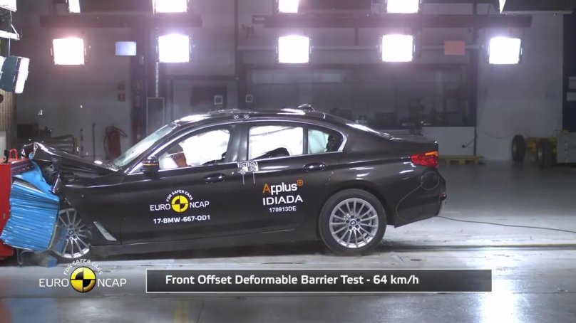 Краш тест BMW 5 Series 2017