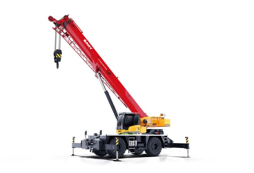 Короткобазный кран sany