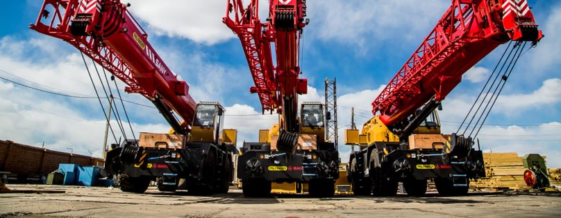 Короткобазный кран Palfinger sany src750c