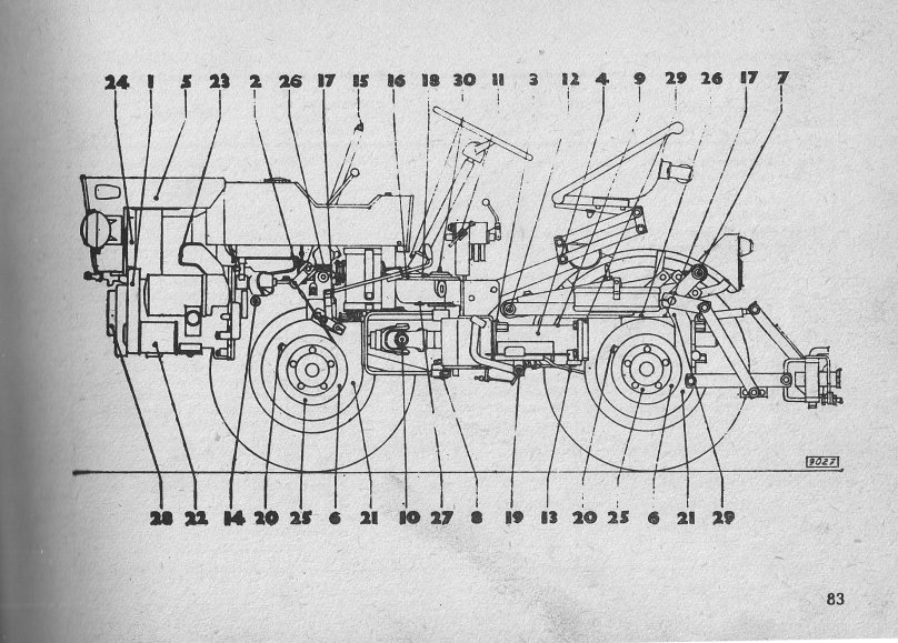 Чешский трактор TZ-4k-14 чертежи