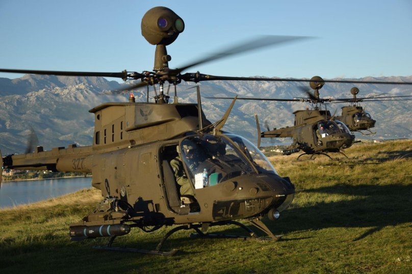 Oh-58d Kiowa Warrior вертолет