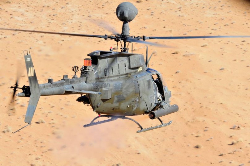 Oh-58d Kiowa Warrior вертолет