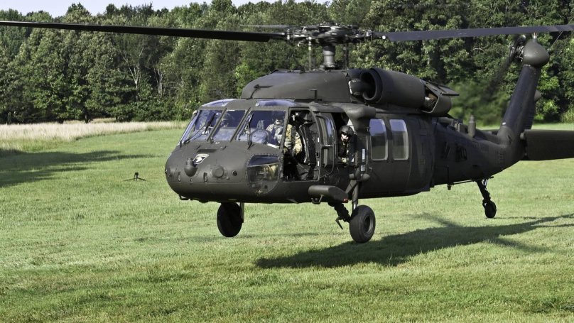 Sikorsky uh-60 Black Hawk вертолёты США
