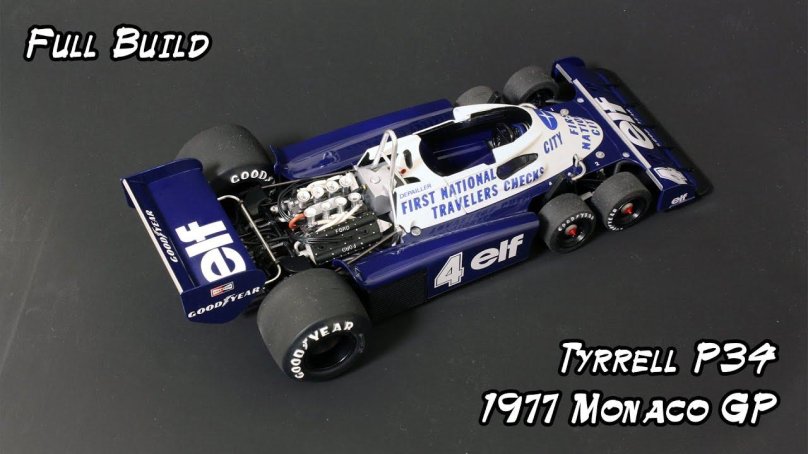 Tamiya 20053 комплекты моделей Elf Team Tyrrell p34