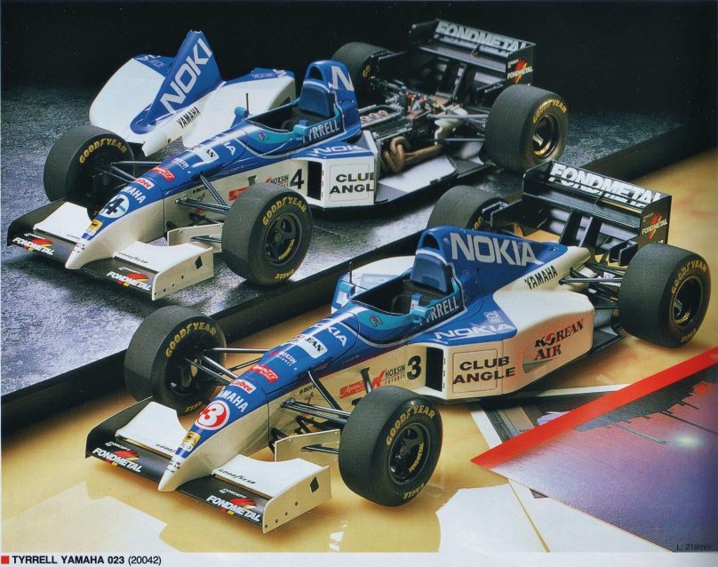 Tyrrell 023 Tamiya 1/20 f1 Scale model