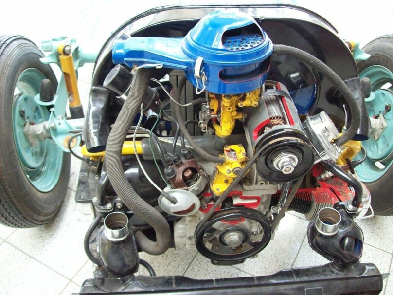 VW Kaefer двигатель
