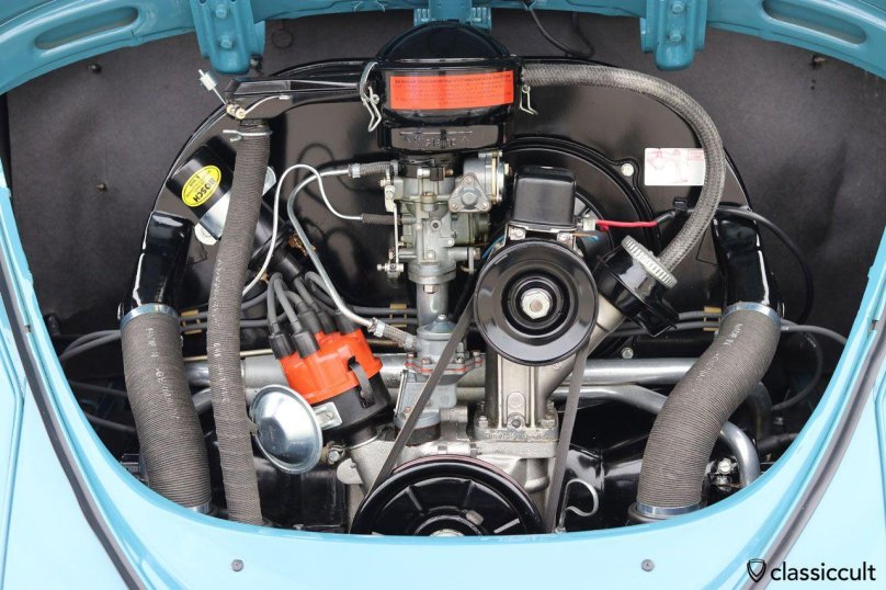 Volkswagen Beetle 1963 двигатель