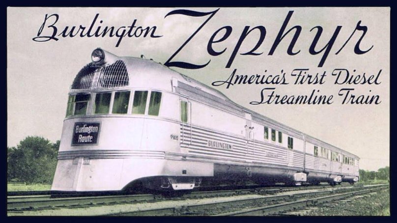 Burlington Zephyr поезд