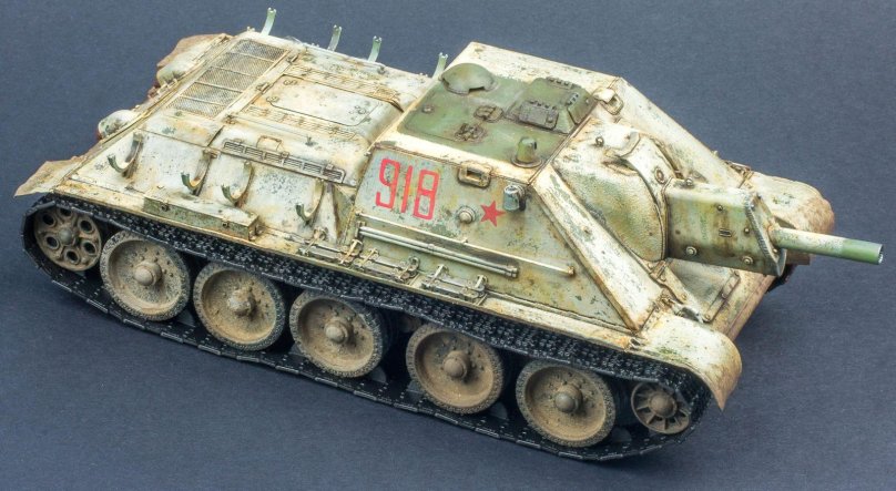 Су-122 зимний камуфляж