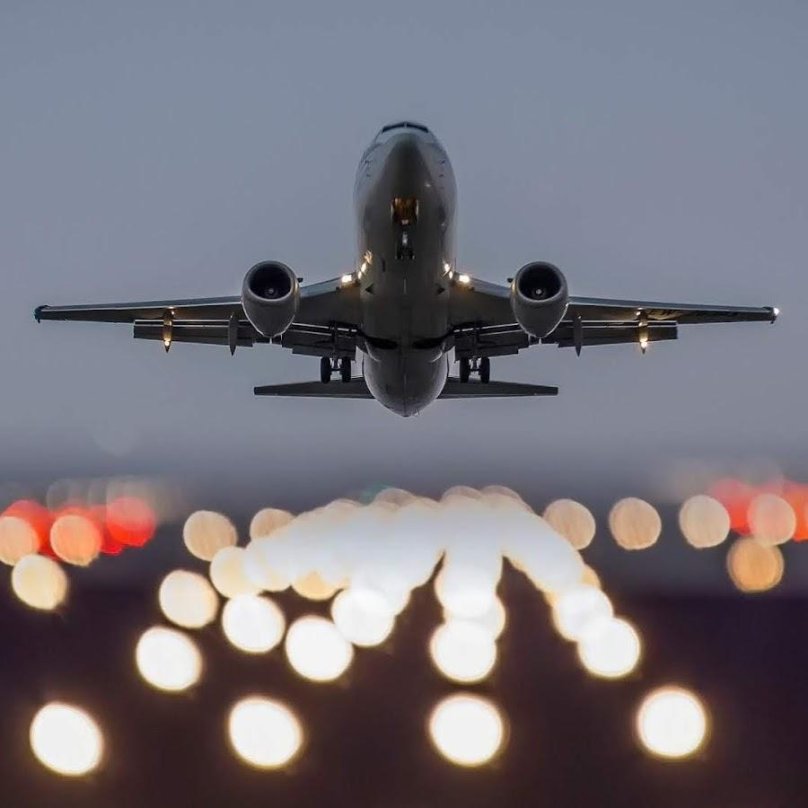 Взлет самолета