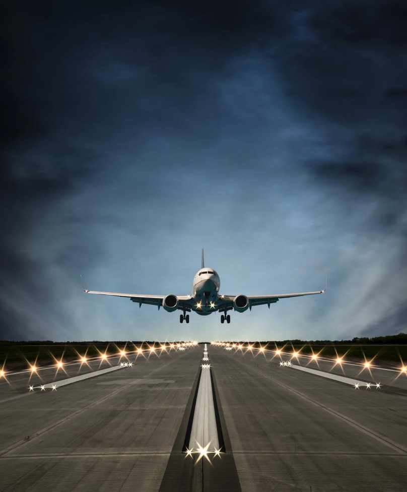 Взлет самолета