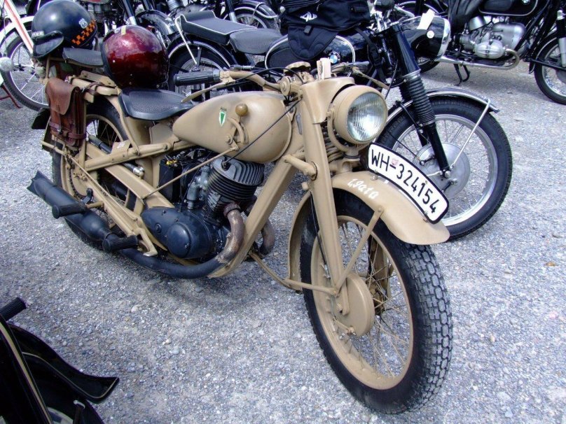 ДКВ 350 мотоцикл Вермахт