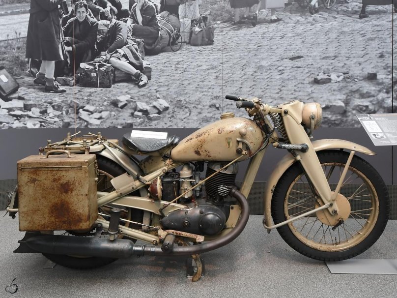 DKW nz 350 с коляской