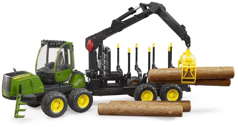 Трактор Bruder John Deere 1210e (02-133) 1:16 64 см