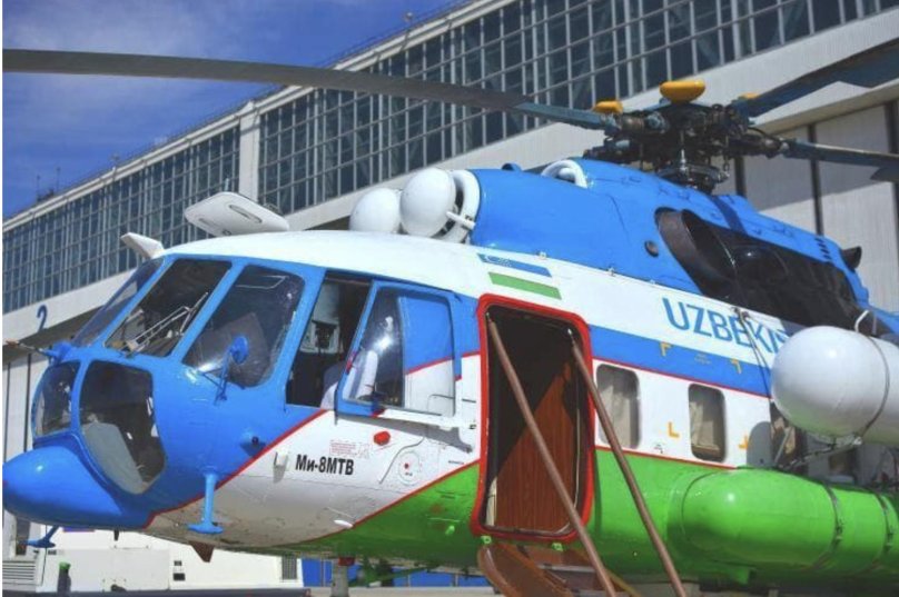 Вертолёт ми-8 Узбекистан